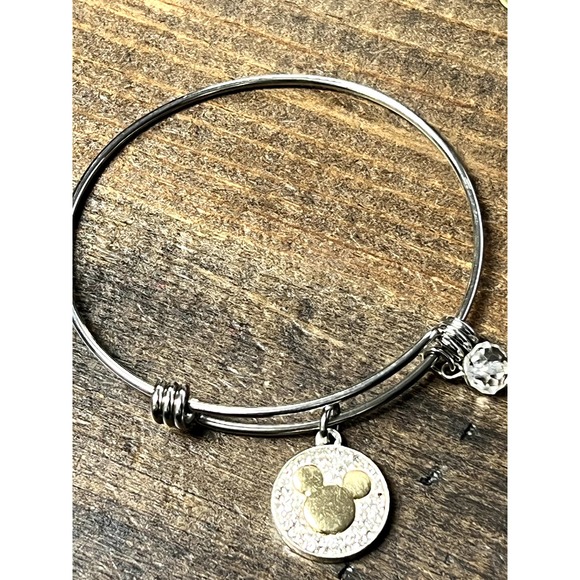 Disney Bling Adjustable Charm Bracelet Never Stop Believing - Picture 2 of 3